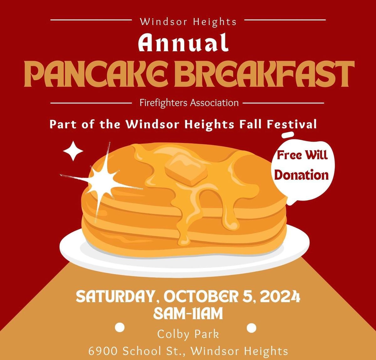 WHFFA Annual Pancake Breakfast 