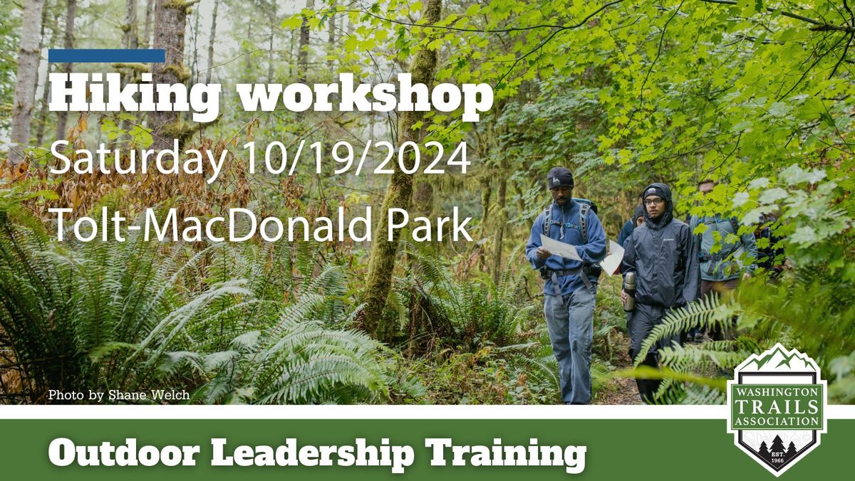 Outdoor Leadership Training Hiking Workshop with WTA