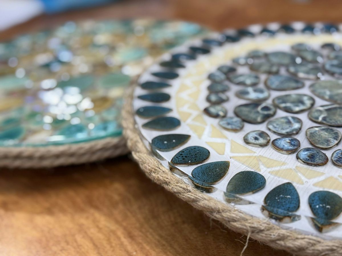 Mosaic Resin Lazy Susan Class