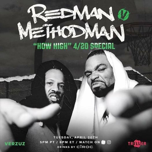 Redman vs Method Man |&ldquo;How High 4/20 Special&rdquo;, Verzuz.TV, Atlanta, 20 April  2021