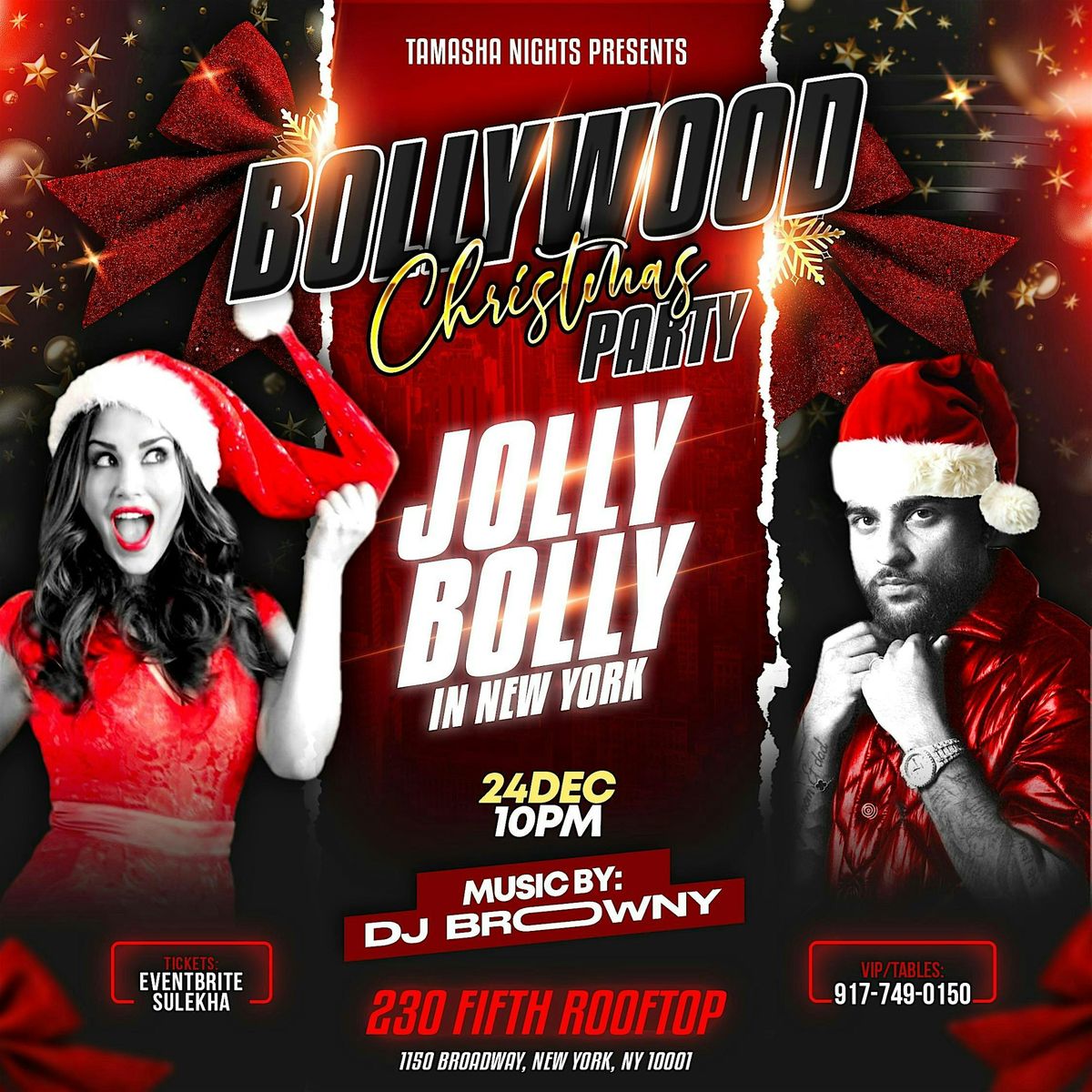 NYC TAMASHA NIGHTS | BOLLYWOOD CHRISTMAS  EDITION | DJ BROWNY | @230 FIFTH