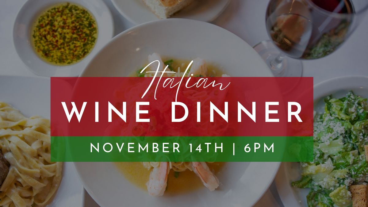 Italian Wine Dinner