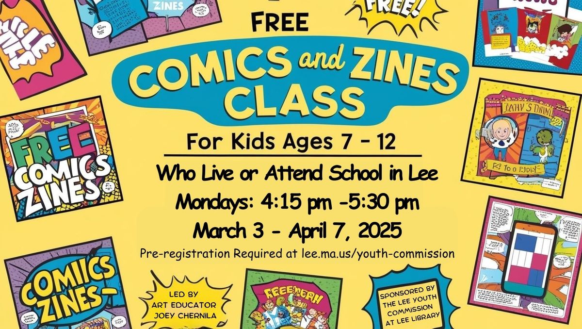 Lee Youth Commission's Comics and Zines Class