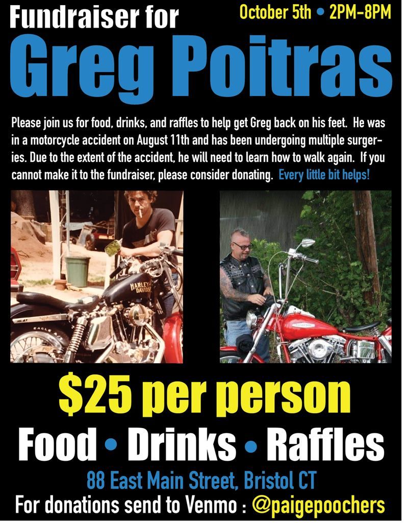 Benefit for Greg Poitras 