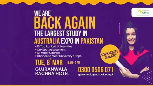 Gujranwala: Study in Australia Mega Expo 2022