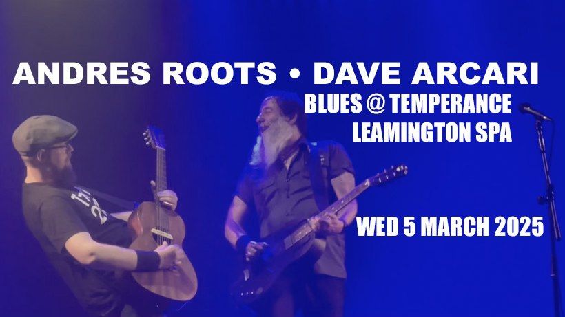 Blues @ Temperance: ANDRES ROOTS & DAVE ARCARI