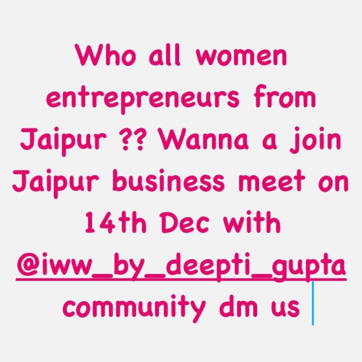 Business meet for Jaipur women entrepreneurs