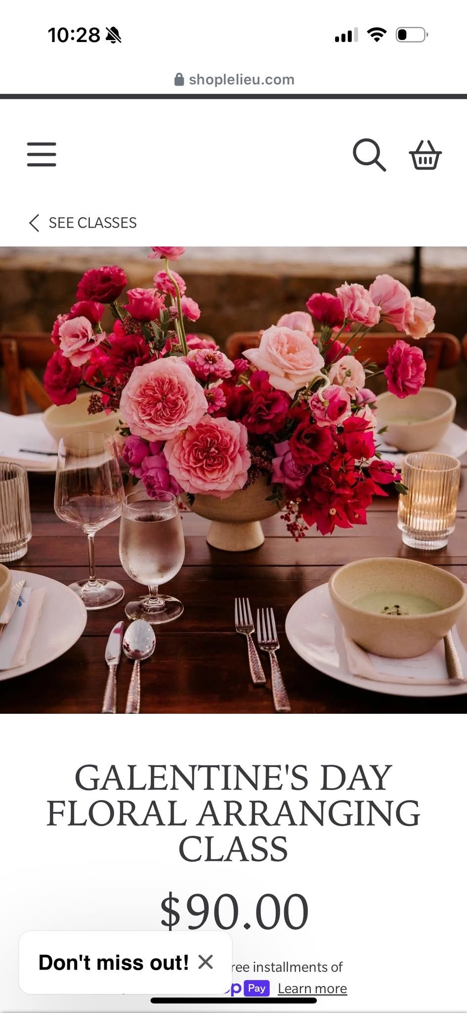 Galentine\u2019s Day Floral Arranging 