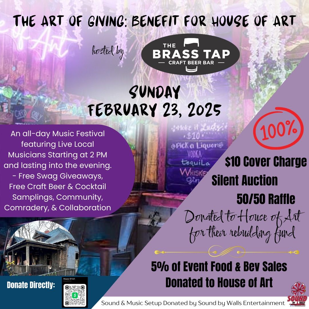 Art of Giving- Music Festival to benefit House of Art