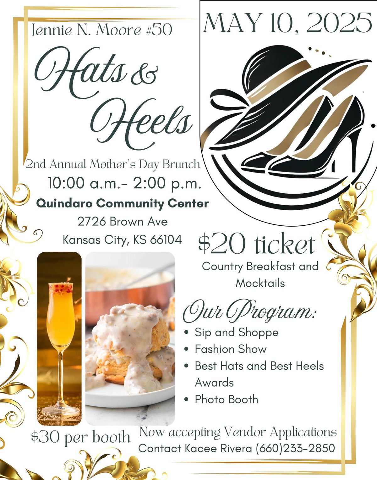 2nd Annual Mother's Day Hats & Heels Brunch