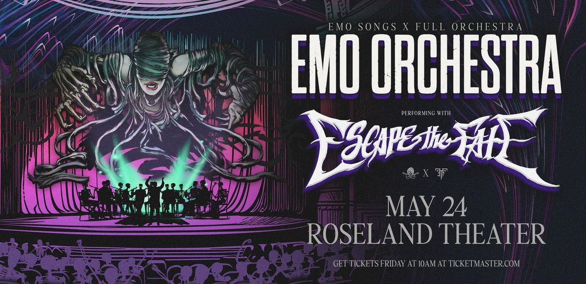 EMO ORCHESTRA feat. ESCAPE THE FATE - Roseland Theater - Portland, OR