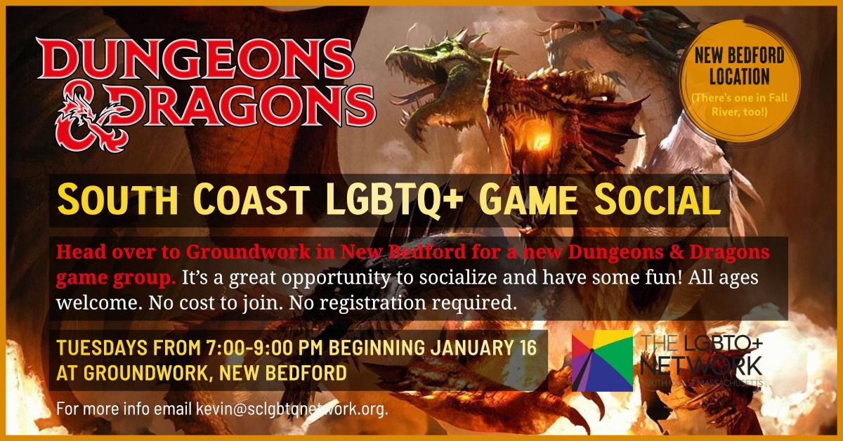 Dungeons & Dragons: South Coast LGBTQ+ Game Social (New Bedford)