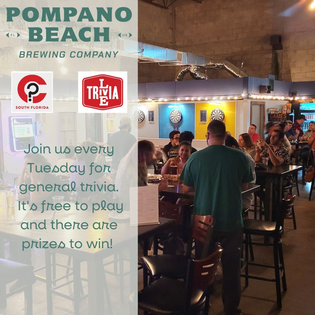 Trivia at Pompano Beach Brewing Company