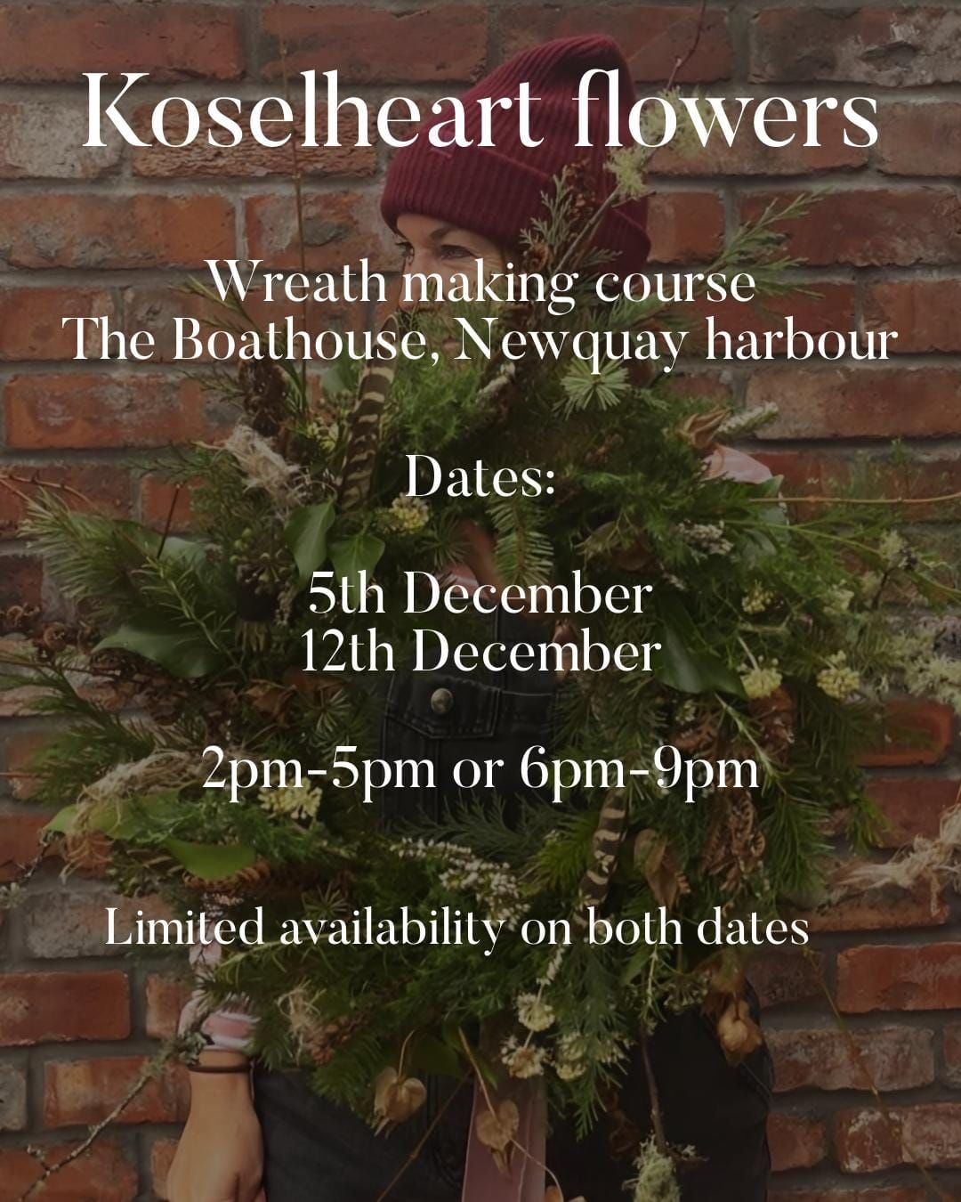 Wreath Making Experience at The Boathouse - Street Food on the Beach