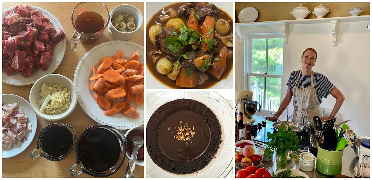 Three-Course Beef Bourguignon Cooking Class with Tess Kelly