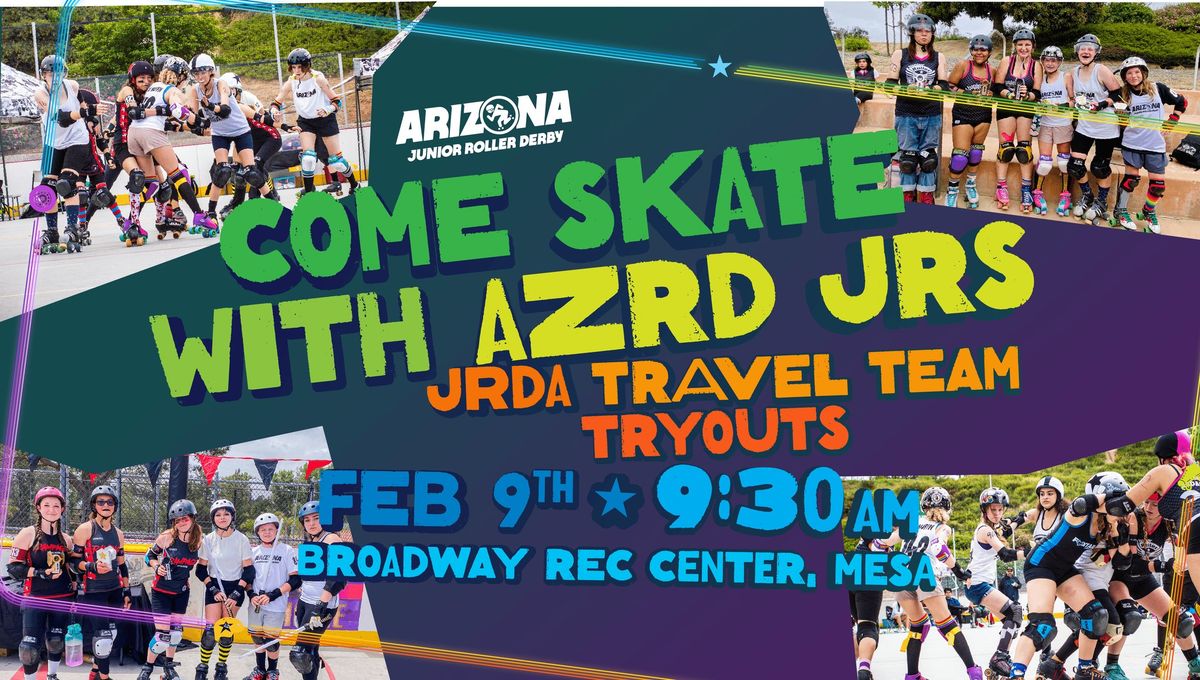 Arizona Junior Roller Derby Spring 2025 Travel Team Tryouts