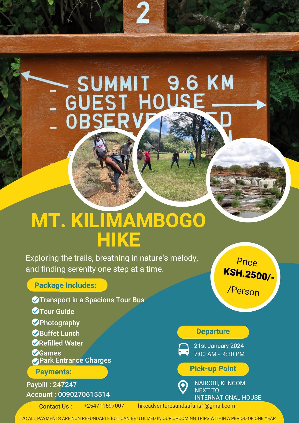 Mt. Kilimambogo Hike