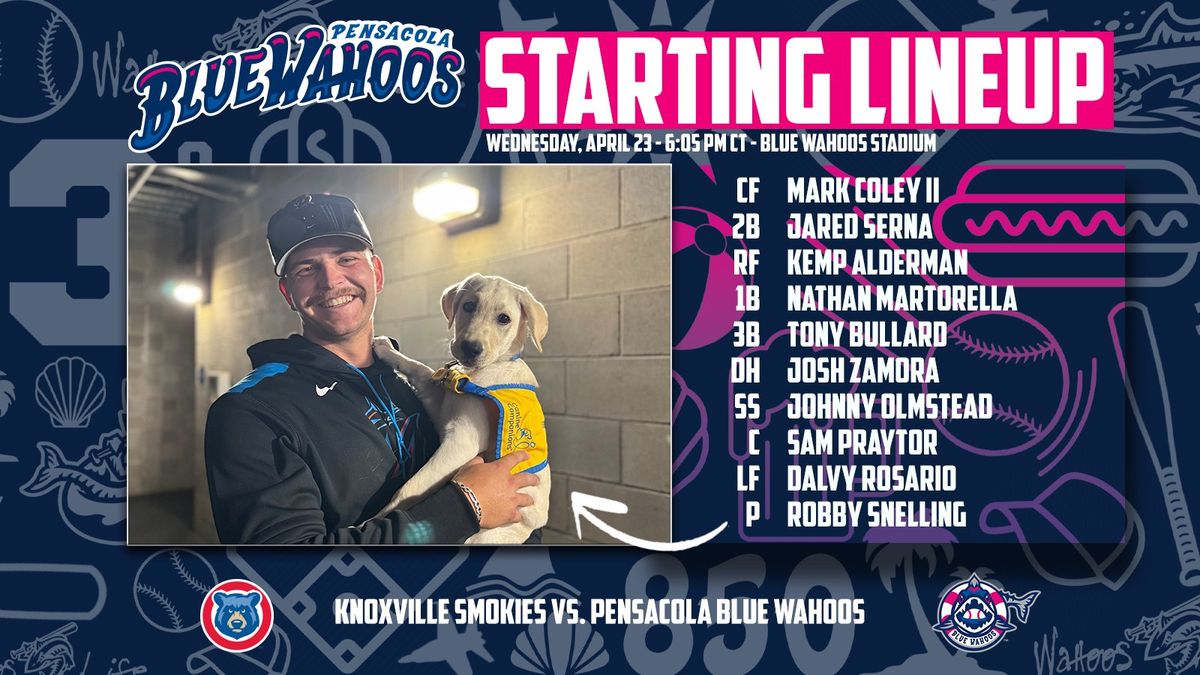 Pensacola Blue Wahoos at Knoxville Smokies