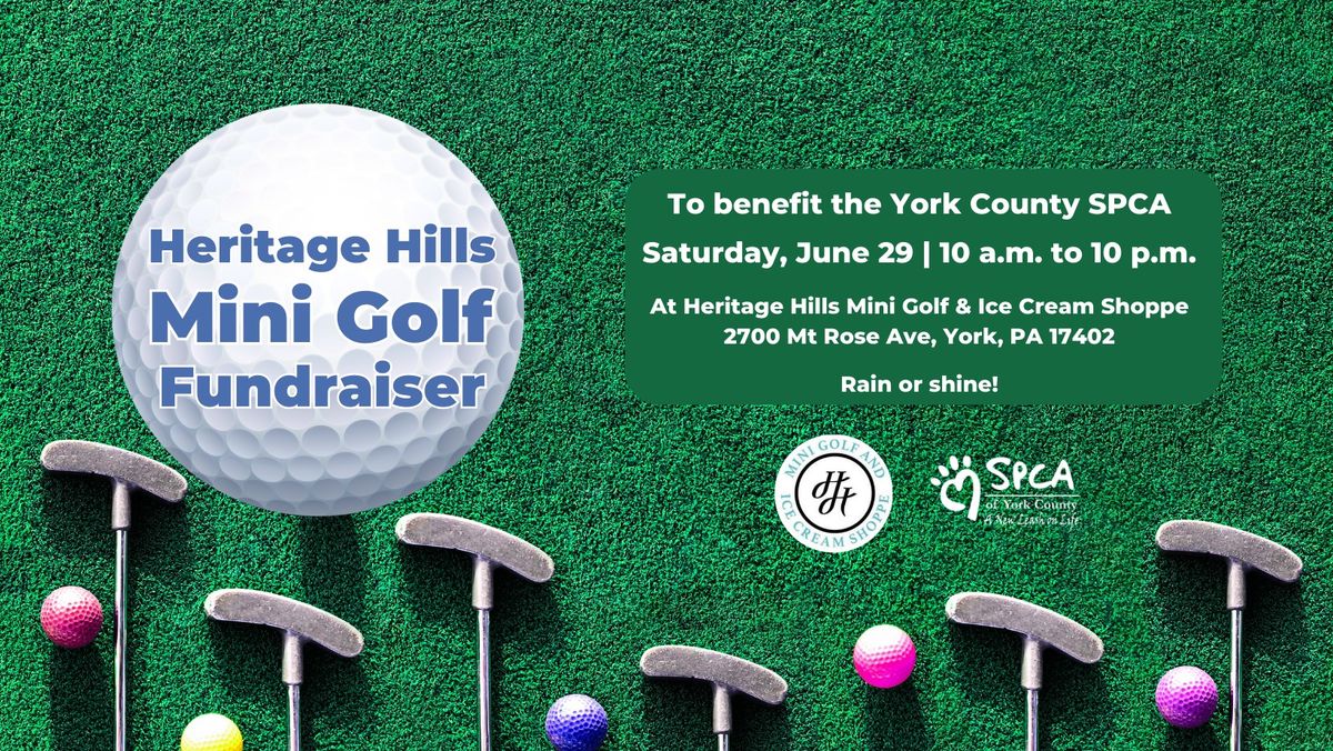 Heritage Hills Mini Golf Fundraiser