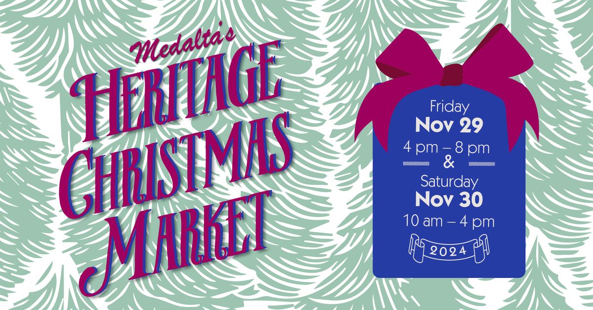 Heritage Christmas Market @ Medalta