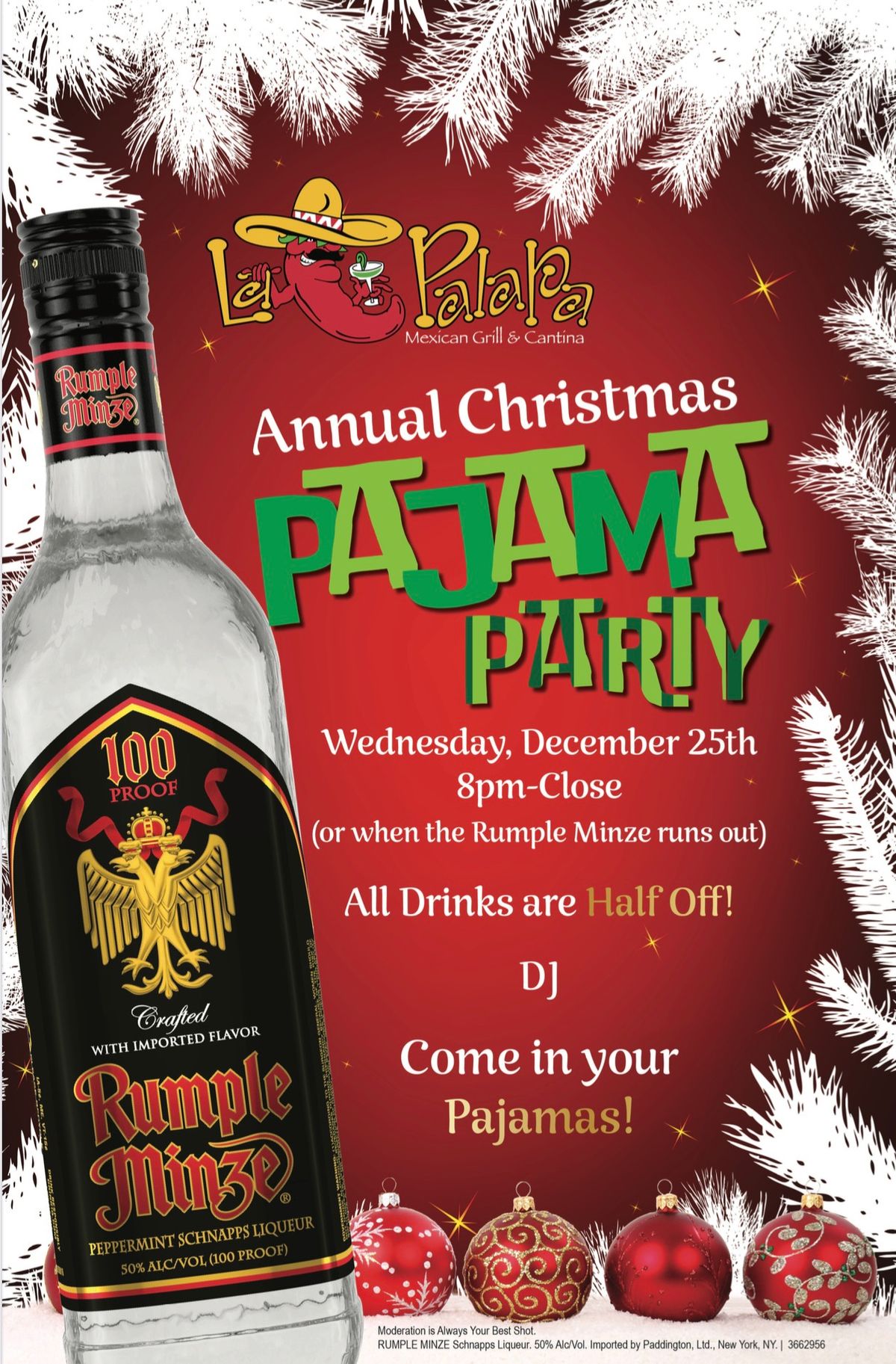 Christmas Pajama Party @ La Palapa 