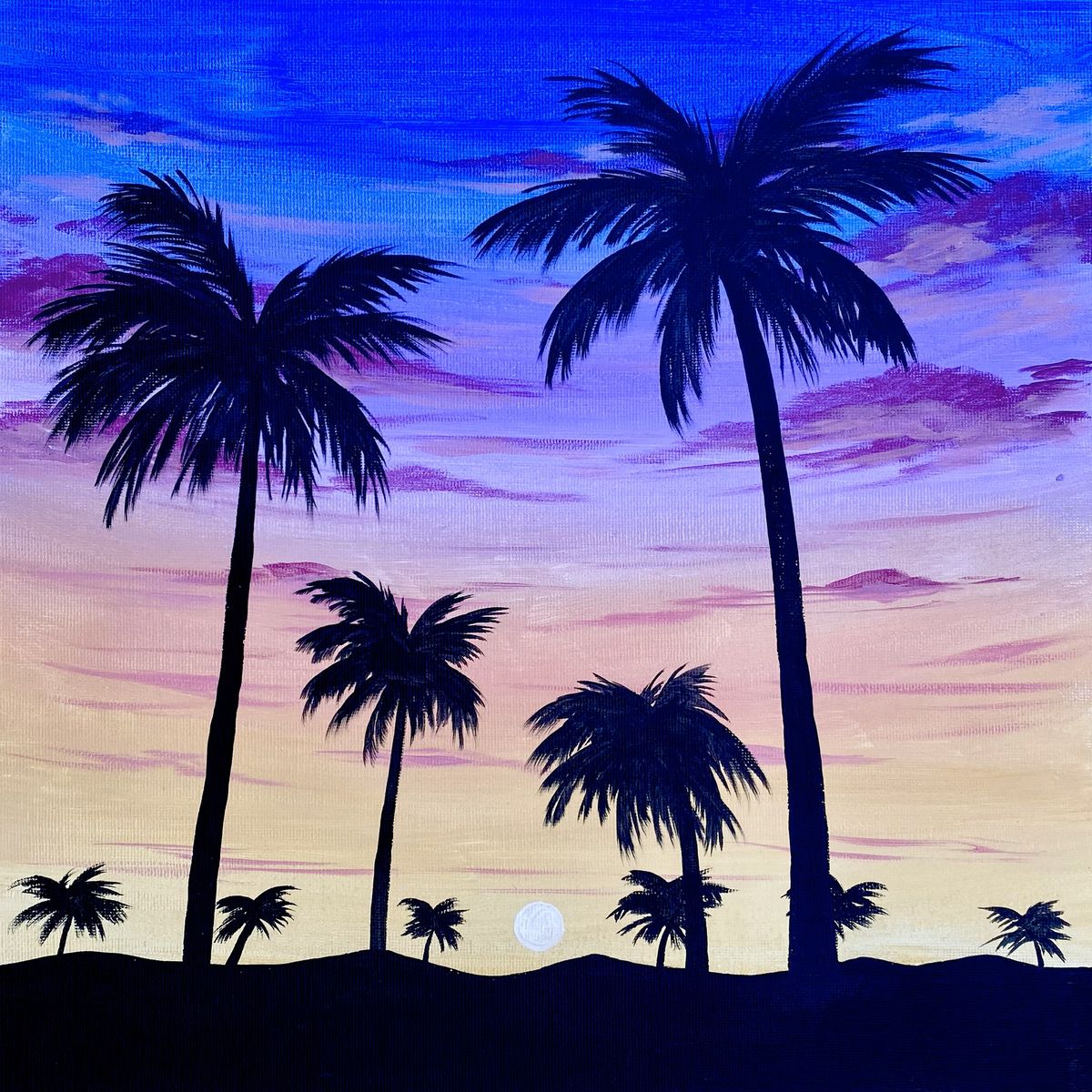Paint & Unwind at Wiper and True Taproom, Bristol - "Miami Sunset"