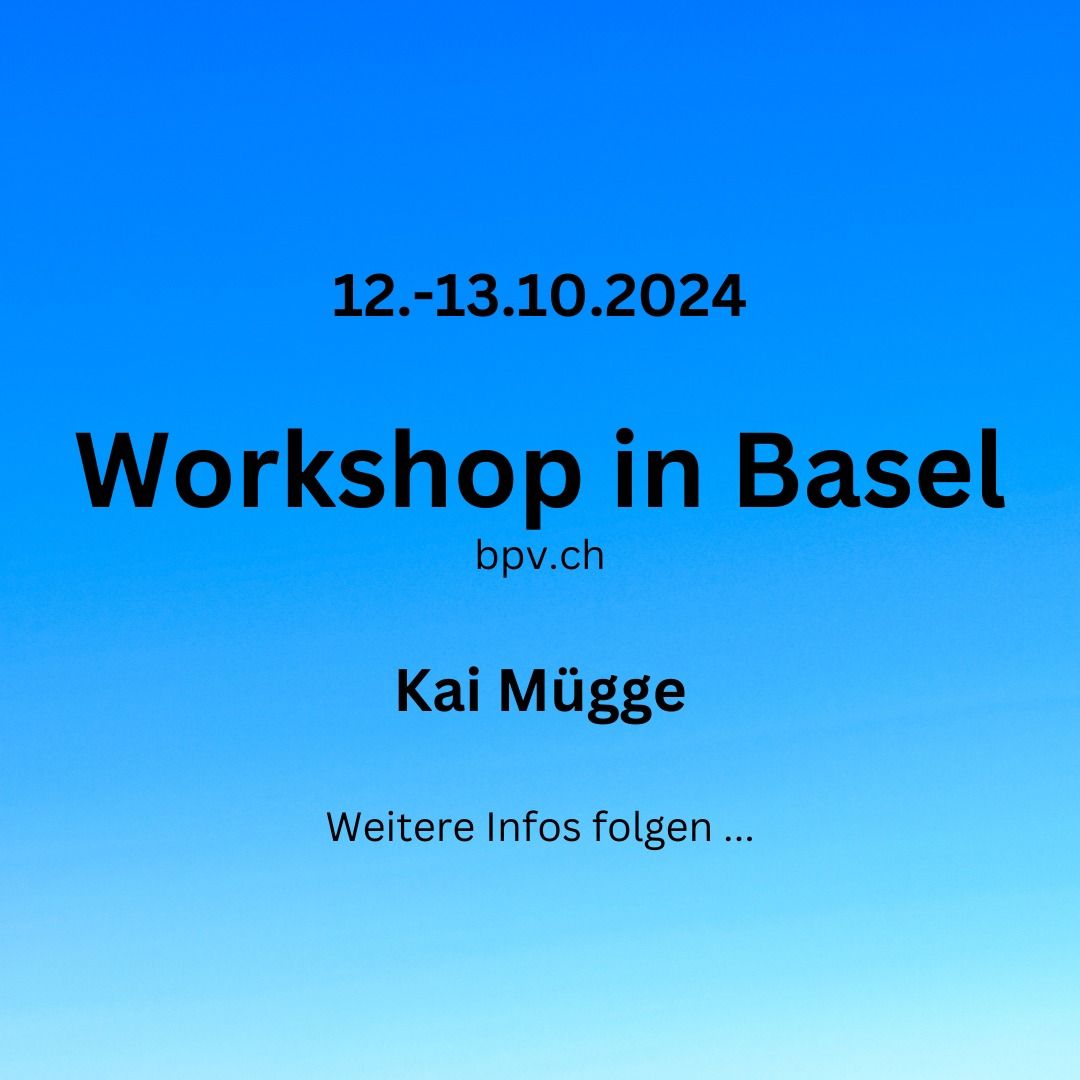 Workshop im Basler Psi Verein mit Kai M\u00fcgge