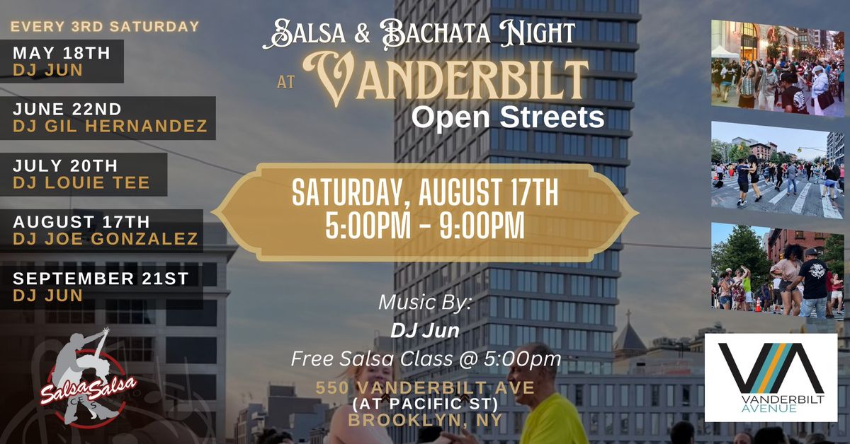 Free Outdoor Salsa @ Vanderbilt Open Streets