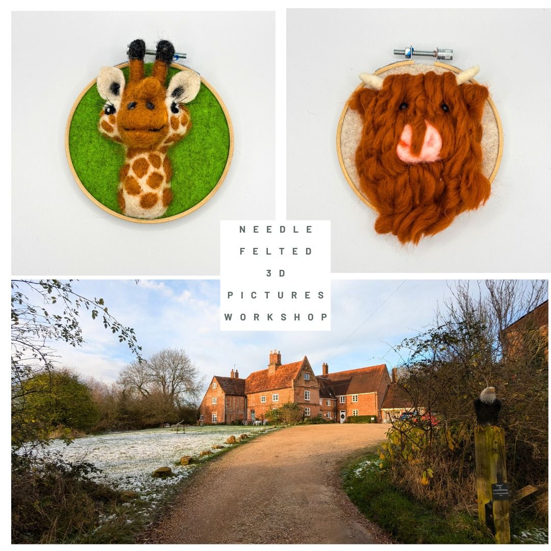 Needle Felted 3D Pictures with Alyson Merrall