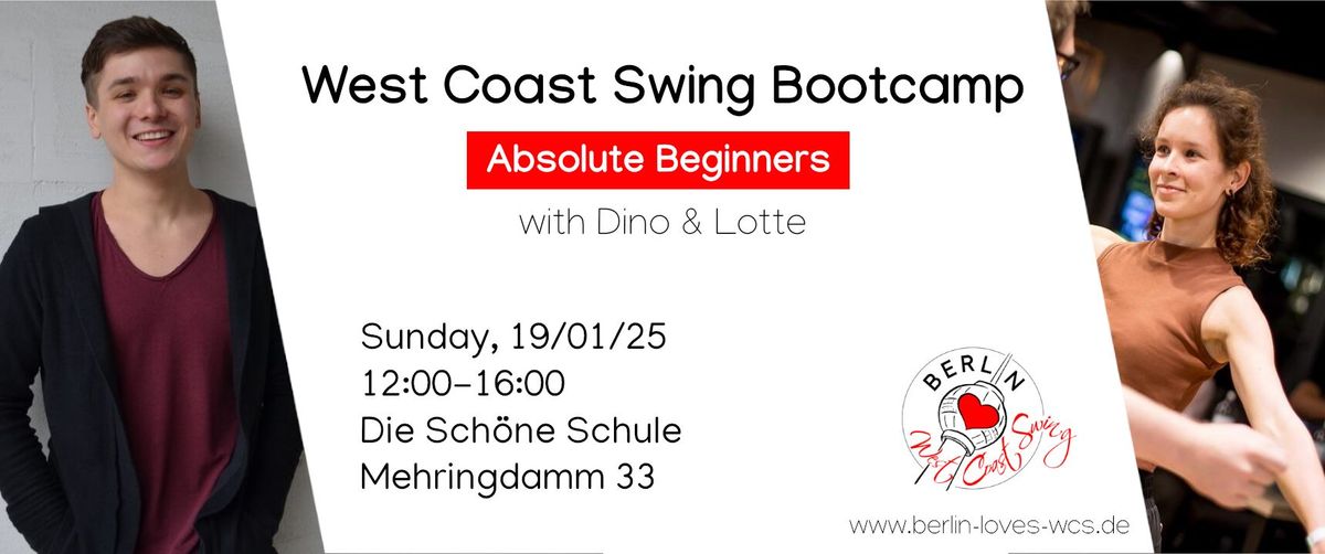 West Coast Swing Beginner Bootcamp