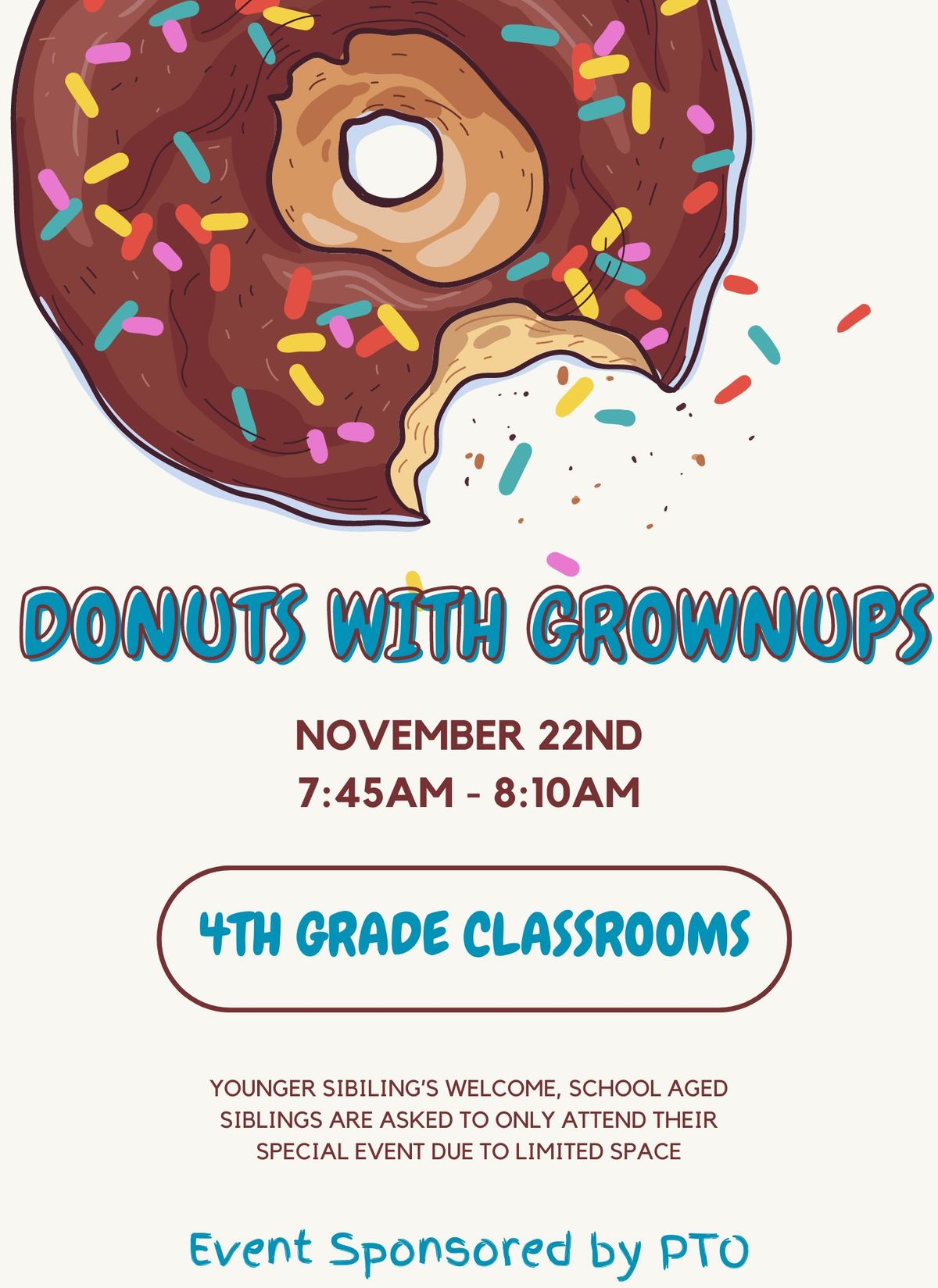 Donut With Grownups - 4th Grade