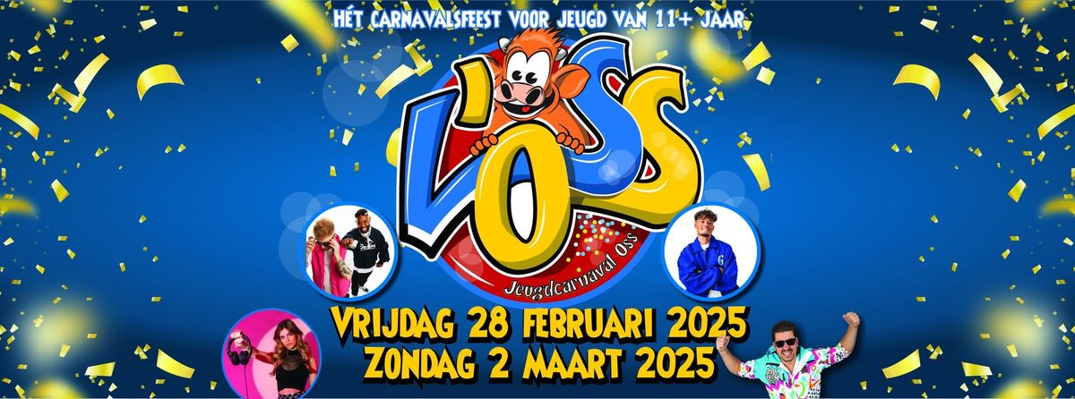 Carnaval L'Oss ~All-in~ 11+ Party op het Ossekoppenplein 2025