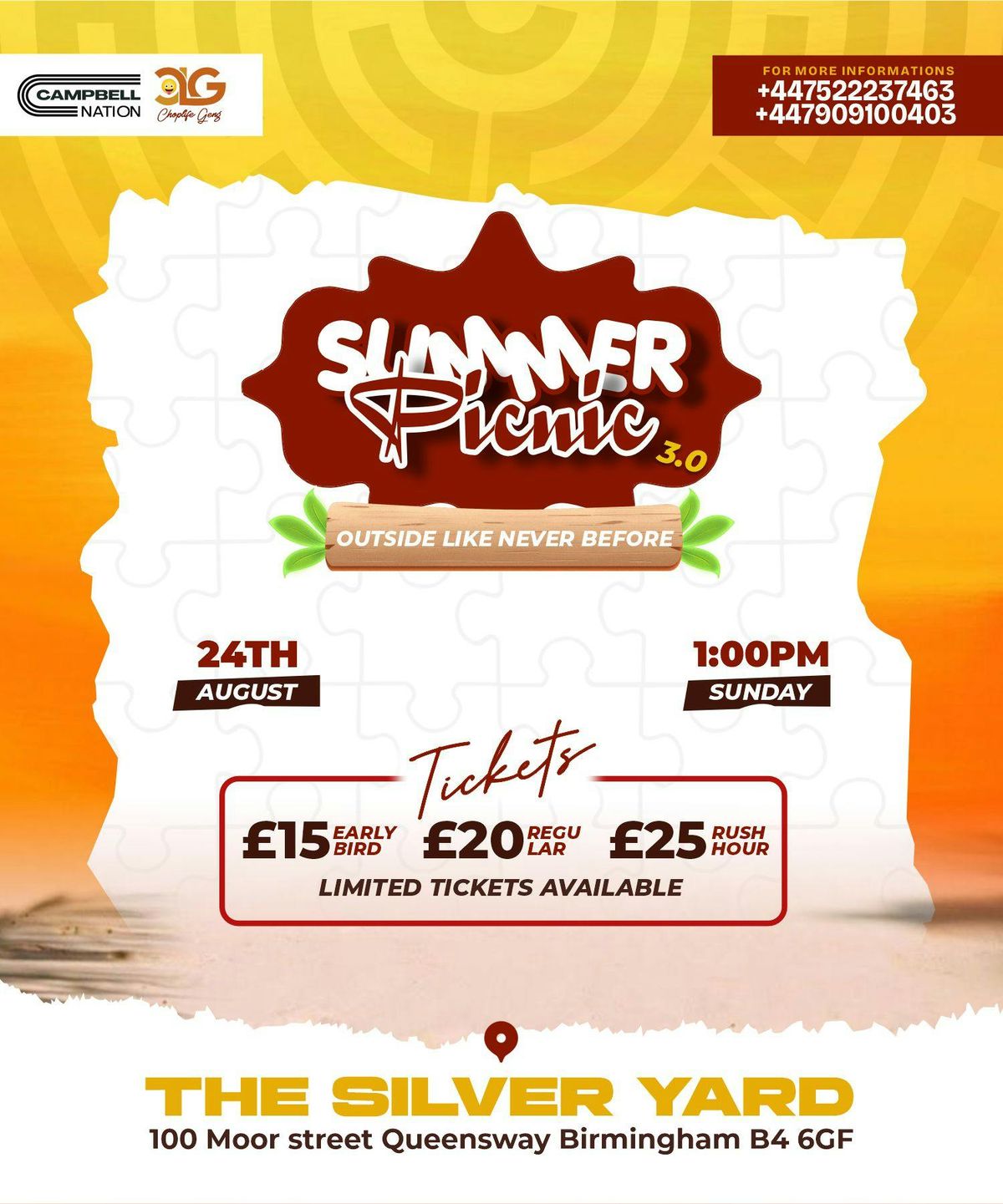SUMMER PICNIC PARTY-The Rooftop Experience 