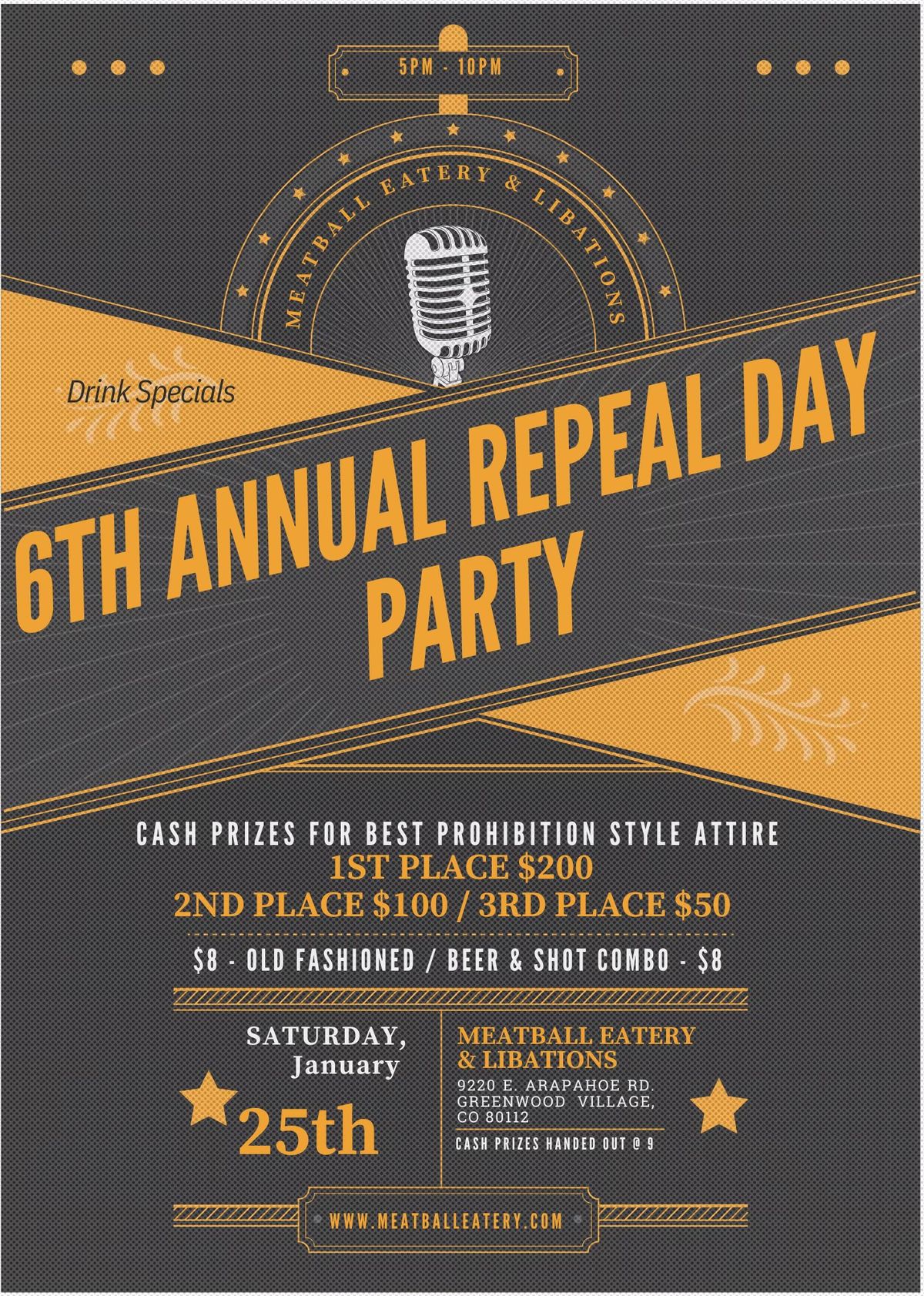 6th Annual Repeal Day Party