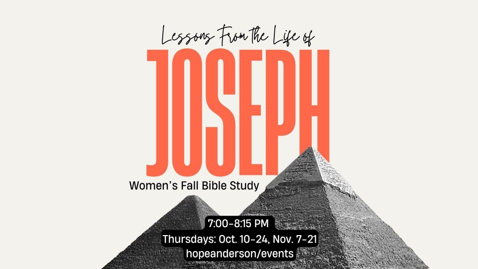 Women's Bible Study: The Life of Joseph