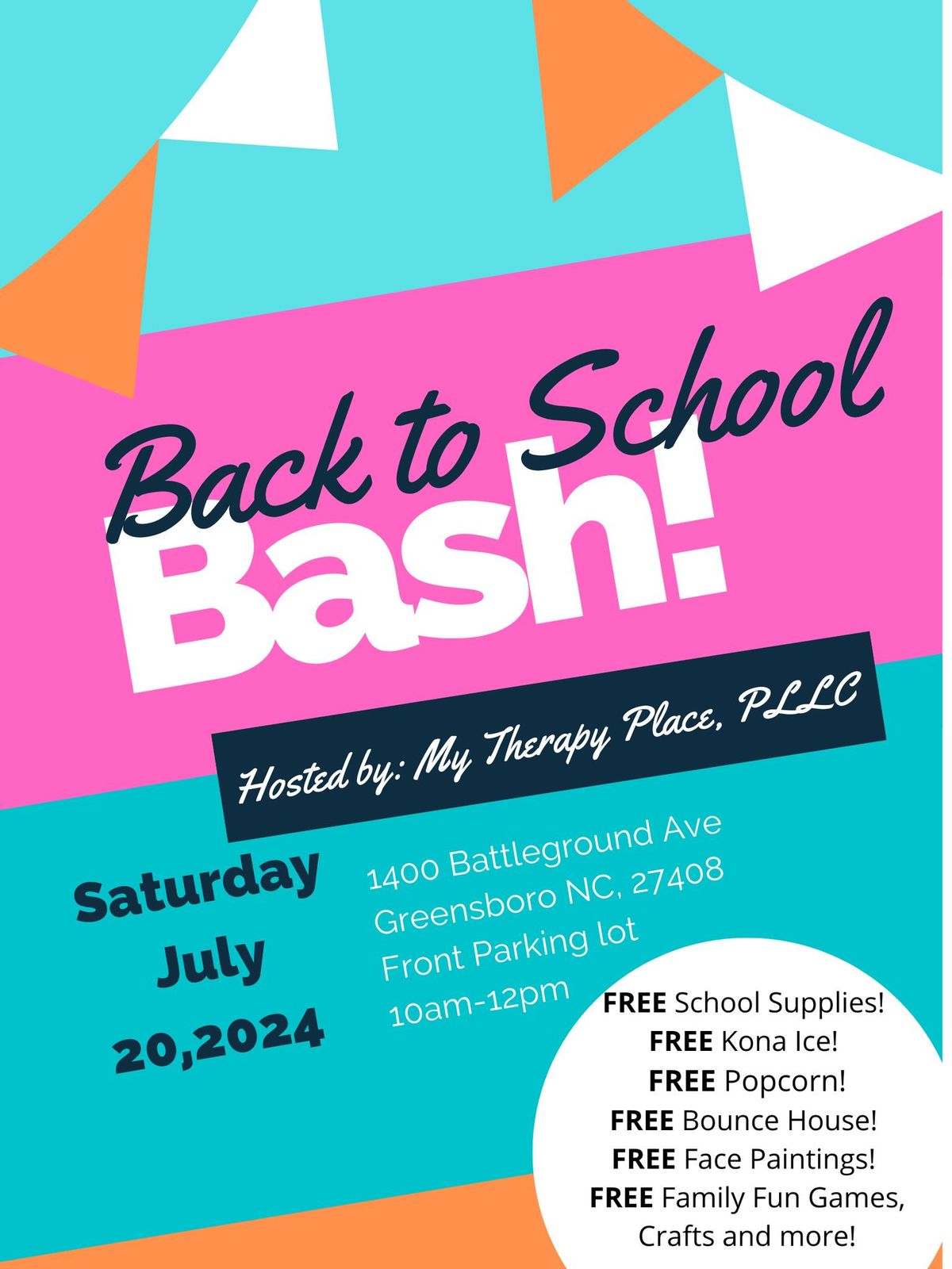 FREE Back to School Summer BASH!