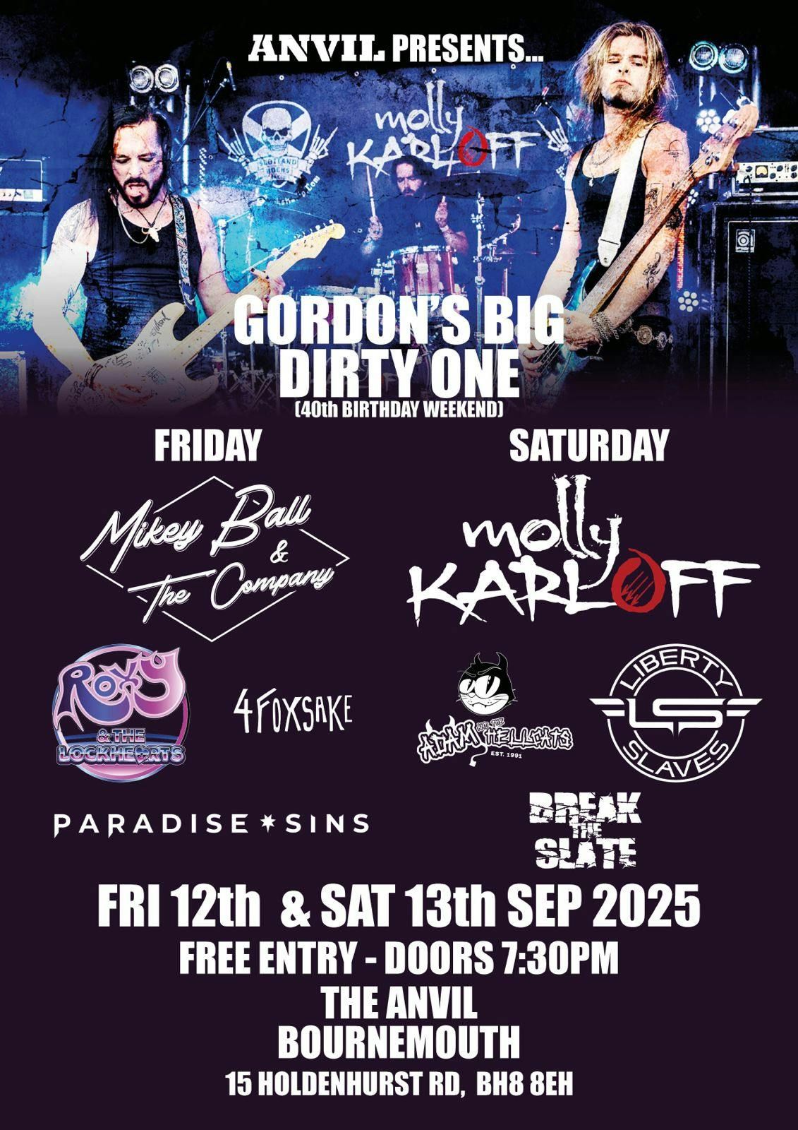 Free show - Event managers birthday weekend 