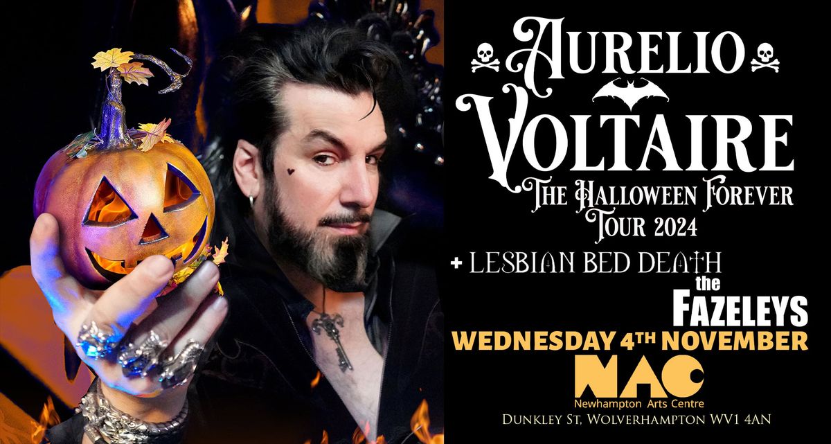 AURELIO VOLTAIRE - The Halloween Forever UK Tour 2024 + Lesbian Bed Death &amp; The Fazeleys