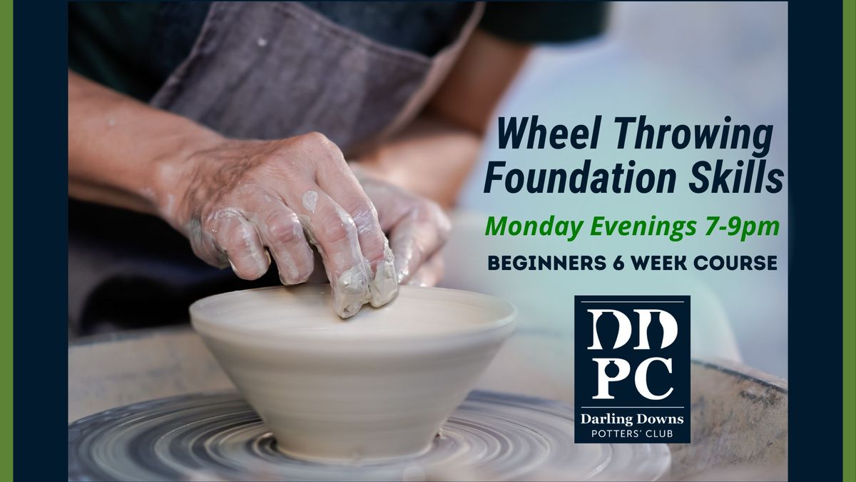 Beginners Pottery Wheel Throw - Monday Evenings - 6 Week Course