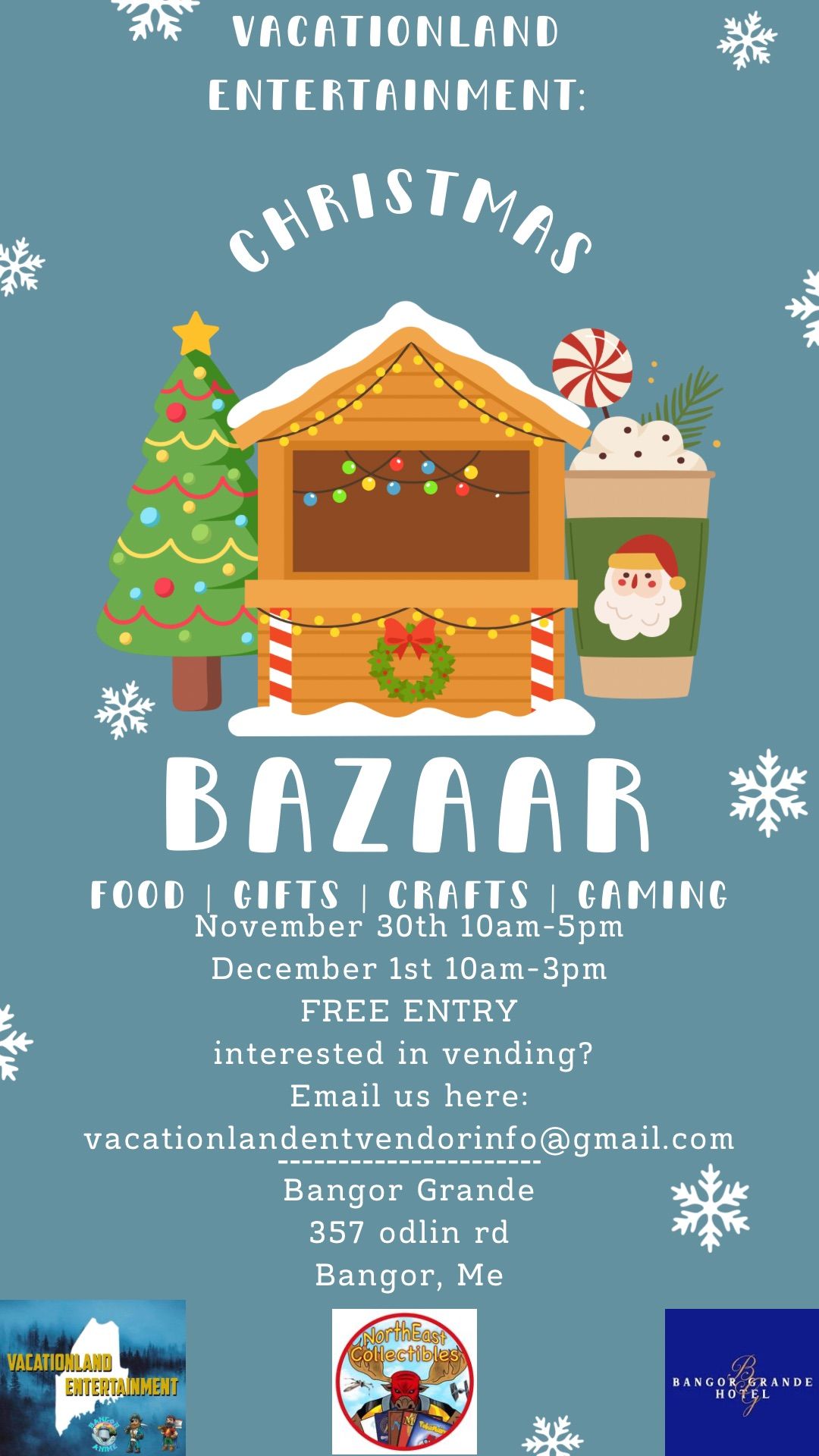 Vacationland Ent Christmas Bazaar