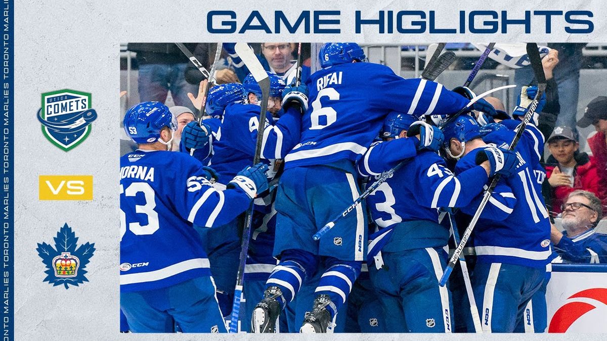 Toronto Marlies at Utica Comets