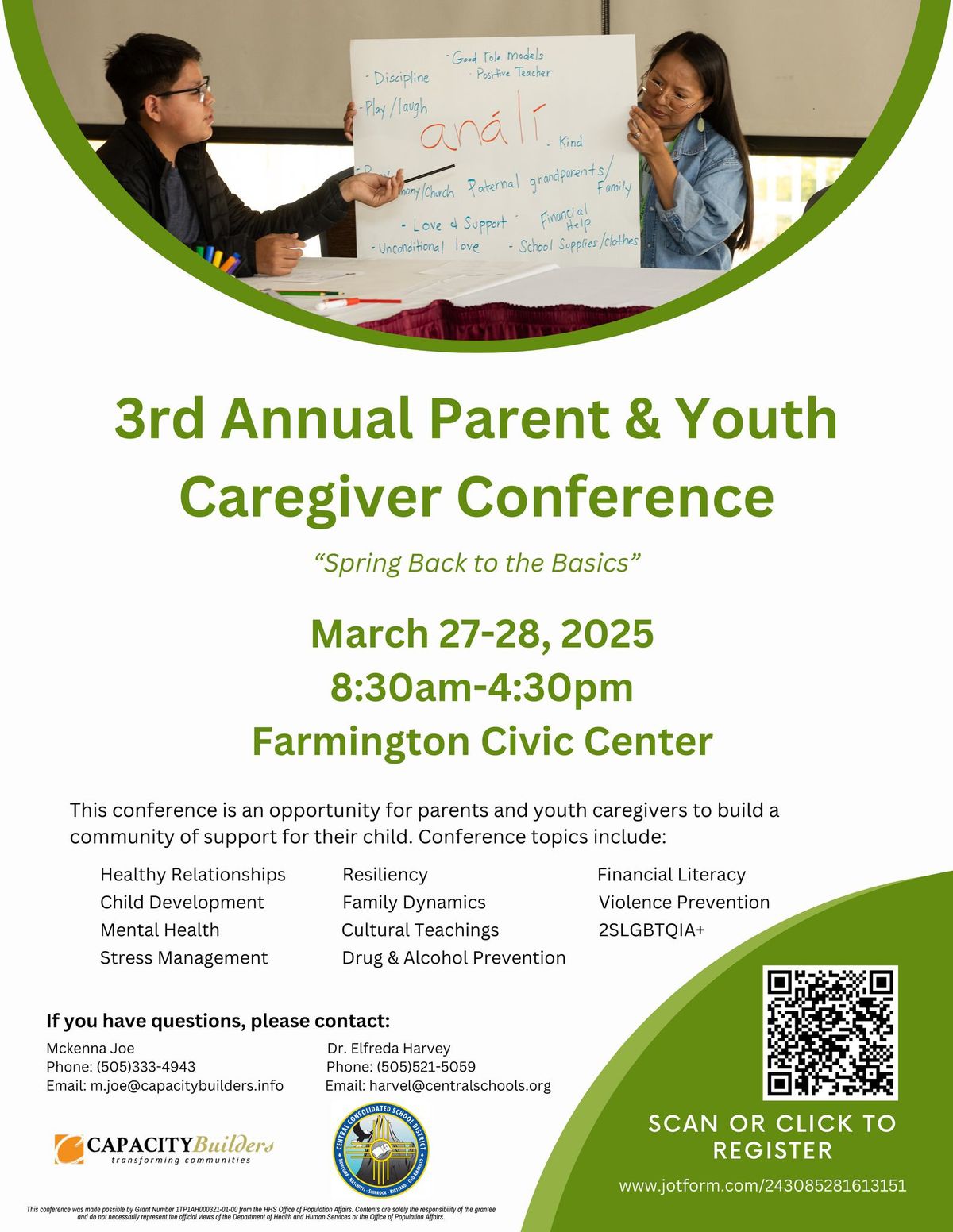 3rd Annual Parent & Youth Caregiver Conference