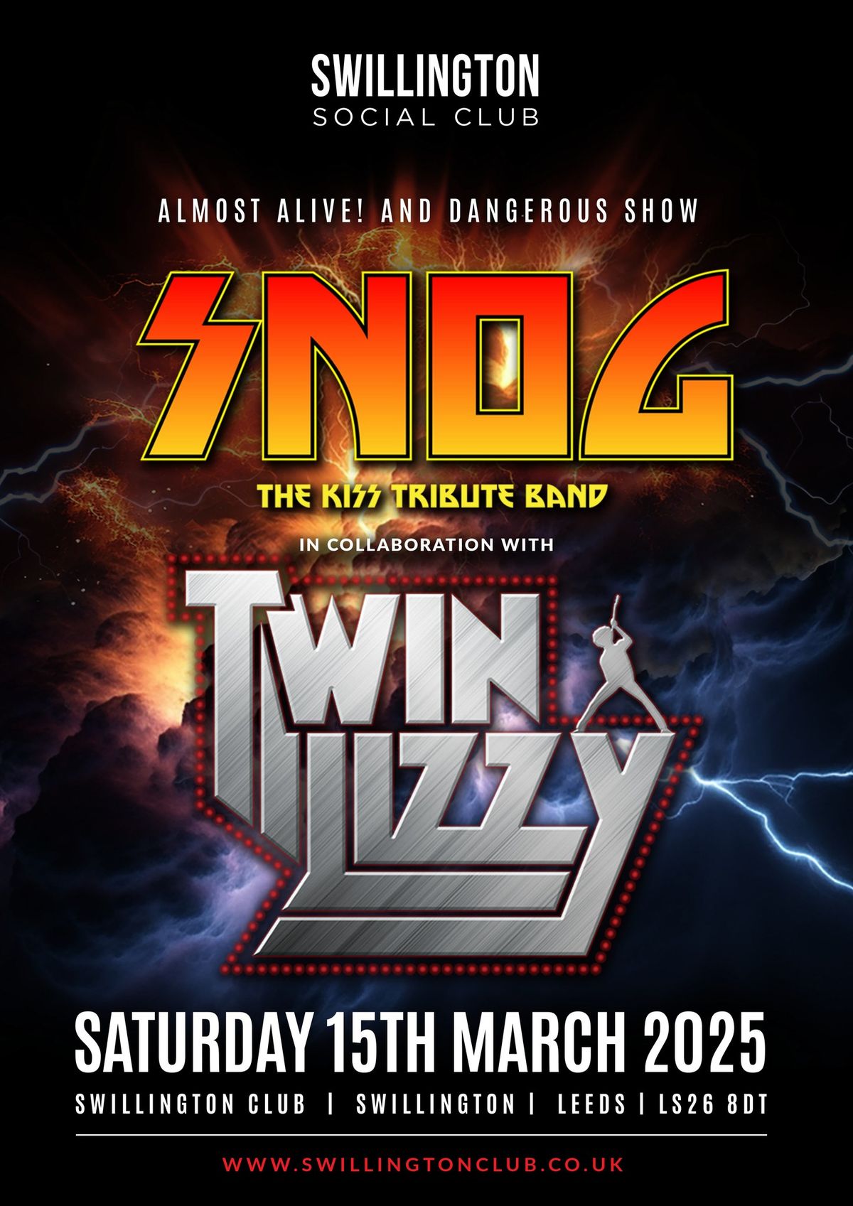 KISS AND LIZZY TRIBUTE SHOW Live in Leeds!