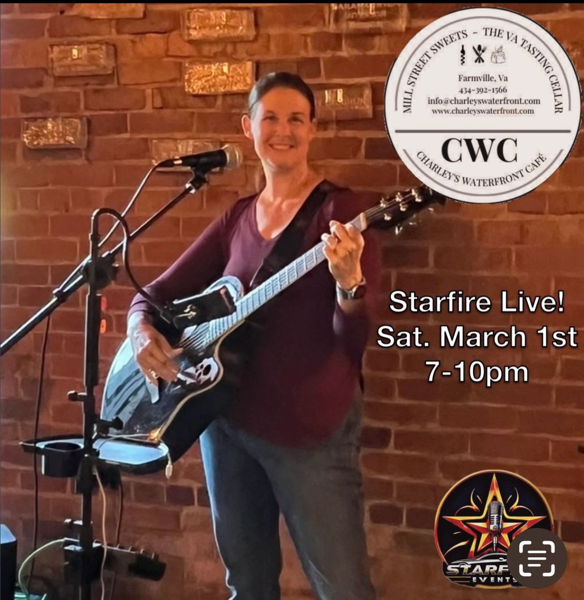 Starfire Live! at Charley\u2019s Waterfront Cafe