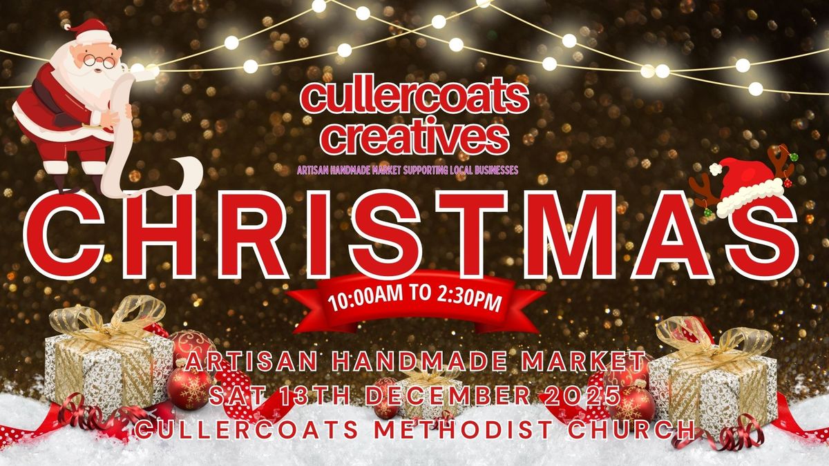 Cullercoats Creatives | CHRISTMAS MARKET Sat 13th Dec | with visit from Santa!