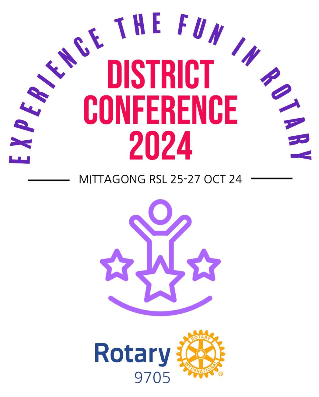 Rotary District 9705 Conference - 25-27 Oct 2024