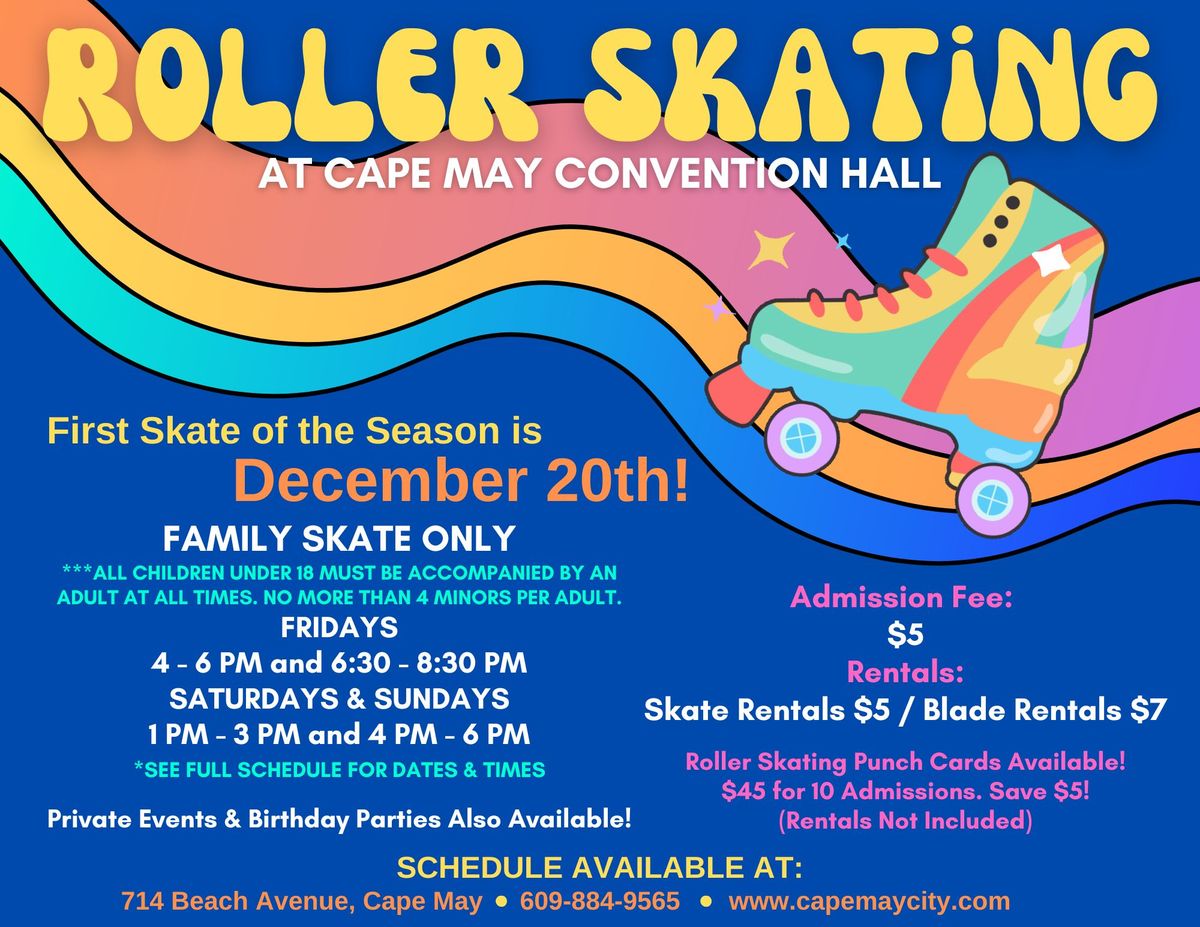 Roller Skating at Convention Hall 