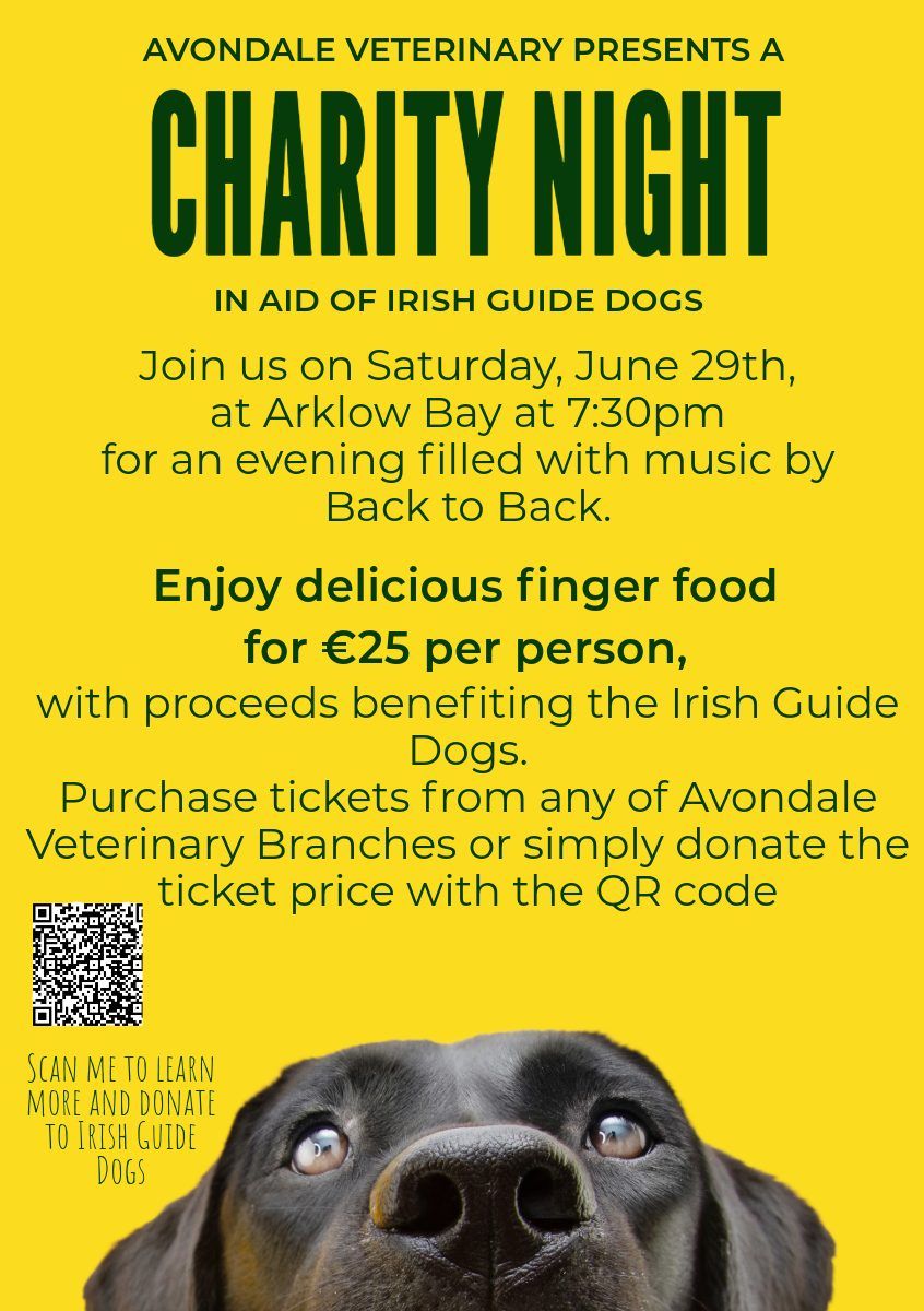 Charity Night in Aid of Irish Guide Dogs - Arklow Bay Hotel. 