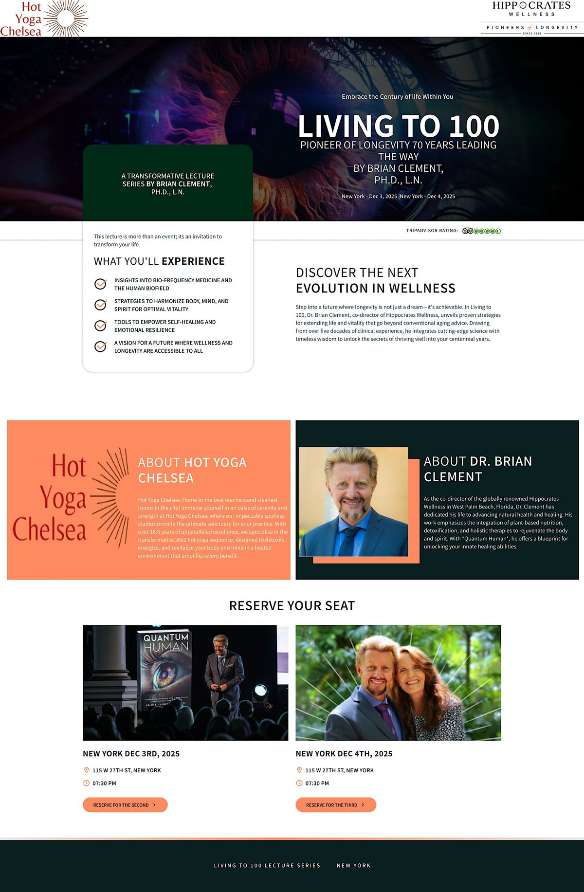 Living to 100 Dec 4th