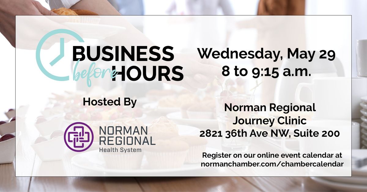 Business Before Hours at Norman Regional Journey Clinic